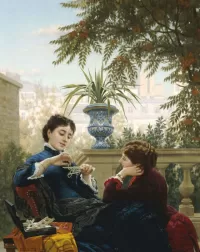 Пазл Девушки на балконе