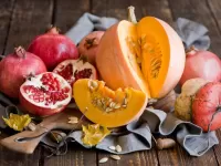 Пазл Тыква  и гранат