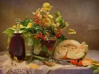 Пазл Дыня и рябина