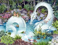 Пазл Добрый дракон