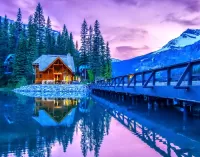 Пазл Дом и мост
