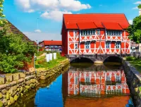 Пазл Дом-мост