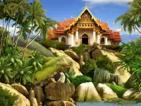 Пазл Дом на острове