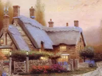 Пазл Дом у дороги 1