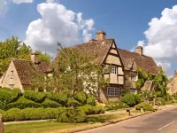 Пазл Дом у дороги