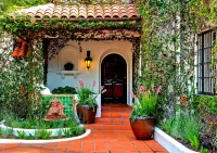 Пазл Дом в испанском стиле