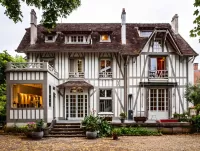 Пазл Дом в пригороде