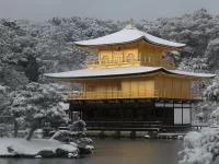 Пазл Кинкаку-дзи Золотой павильон