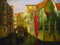 Пазл Дома у канала