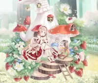 Пазл Домик-мухомор