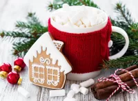 Пазл Домик и чашка