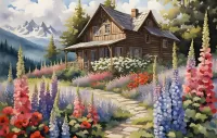 Пазл Дорожка к дому 