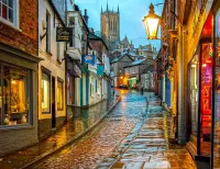 Пазл Дождь в Линкольне