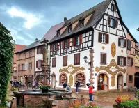 Пазл Дождь в старом городе