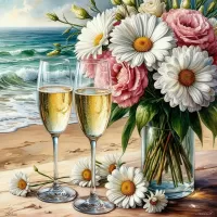 Пазл Два бокала