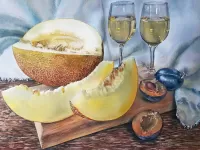 Пазл Два бокала 