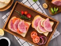 Пазл Два бутерброда