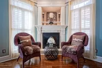 Пазл Два кресла у камина