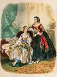 Пазл Две дамы