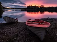 Пазл Две лодки