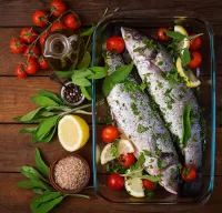 Пазл Две рыбы