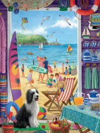 Пазл Дверь на пляж