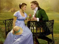 Пазл Двое беседка