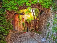 Пазл Дворик в Провансе