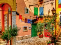 Пазл Дворик в Ровини