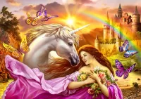 Пазл Единорог