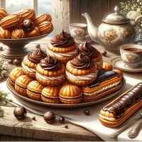 Пазл Эклеры и профитроли