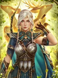 Пазл Эльфийка