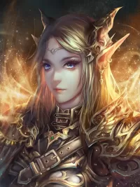 Пазл Эльфийка