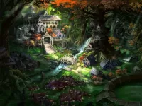 Пазл Эльфийский городок