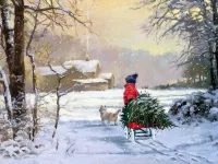 Пазл Елка из леса