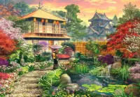 Пазл Японский сад