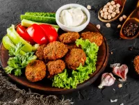 Пазл Фалафель и овощи