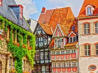 Пазл Фасады Кведлинбурга