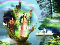 Пазл Фея и эльф