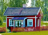 Пазл Финский домик