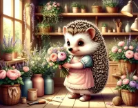 Пазл Флорист