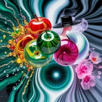 Пазл Флюид арт