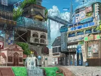 Пазл Фонтан на площади