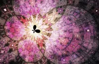 Пазл Фрактальная бабочка