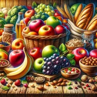 Пазл Фрукты и орехи