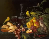 Пазл Фрукты и животные