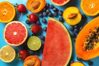 Пазл Фрукты ягоды