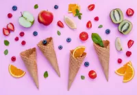 Пазл Фруктовые рожки