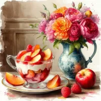 Пазл Фруктовый десерт