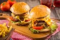 Пазл Гамбургеры
